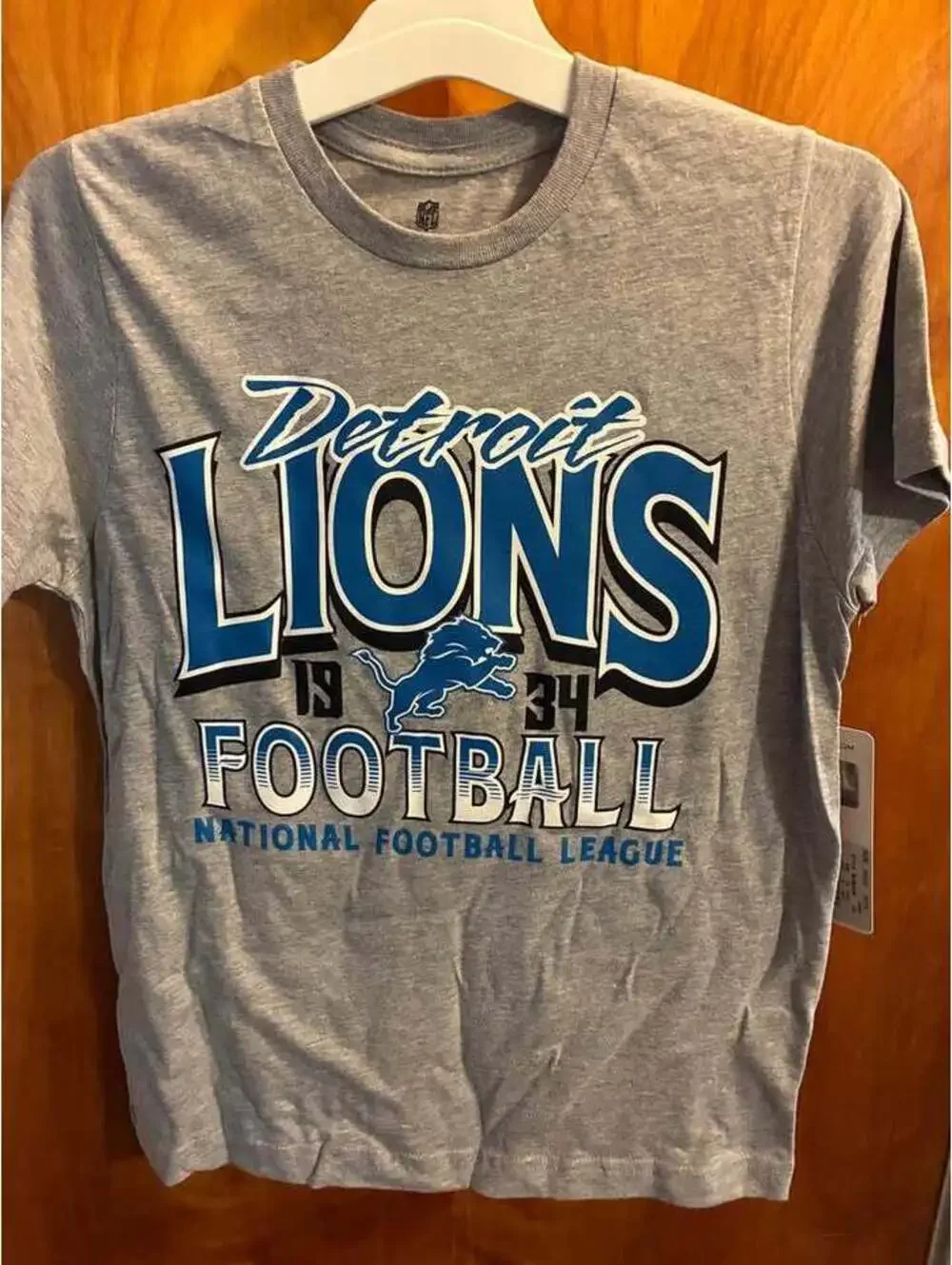 NFL Team Apparel Detroit Lions Boys T-Shirt Size M(8/10)